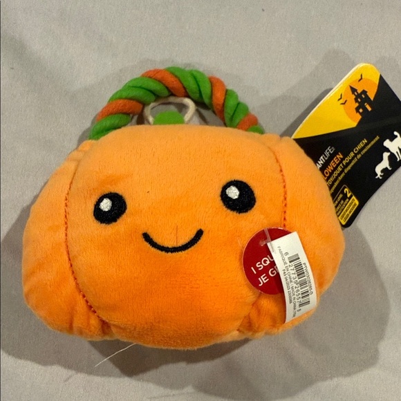 Vibrant Life Halloween Dog Chew Toys - Set of 4 Plush Squeakers, 6"-8" - Picture 4 of 9